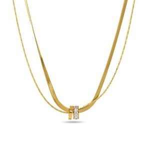Rings Layered Necklace
